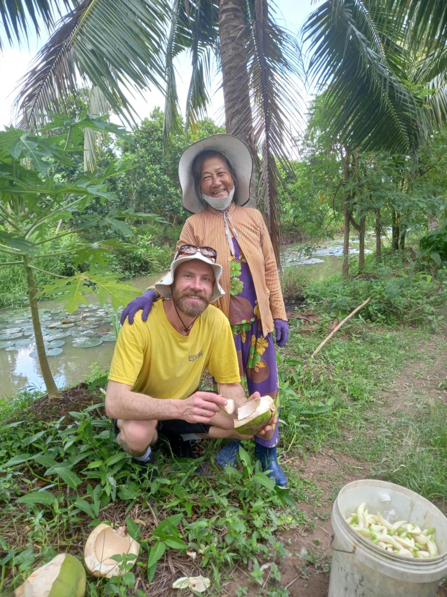 Homestay Ngoc Sang Vĩnh Long エクステリア 写真